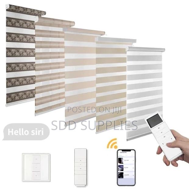 Smart Remote Controlled Curtain And Blinds Modern · Photo 2