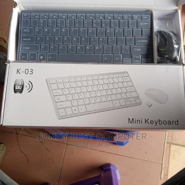 Mini Black Wireless Keyboard and Mouse · Photo 3