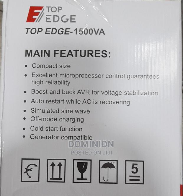 1500va / 900w Top Edge Ups + Automatic Voltage Regulator · Photo 4