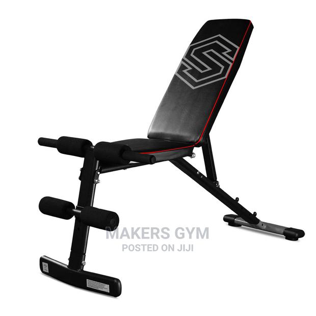 Foldable Weight Bench Heavy Press Workout · Photo 4