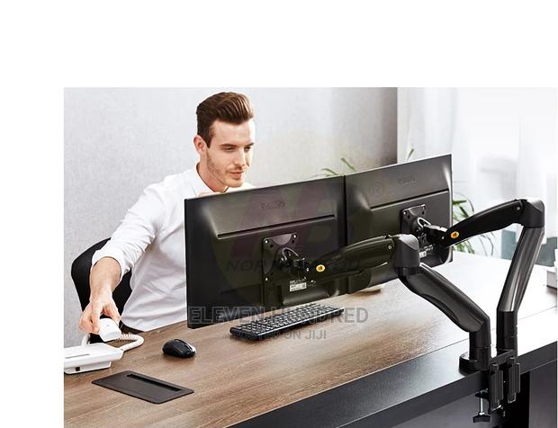 Dual Monitor Stand 22-32inch Ultra Wide Long Arm · Photo 3