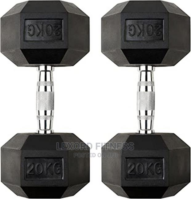 40kg Dumbbells Hex · Photo 4