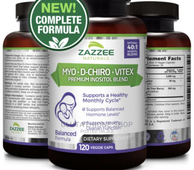 Zazzee Naturals Myo-Inositol + D-Chiro + Vitex · Photo 4