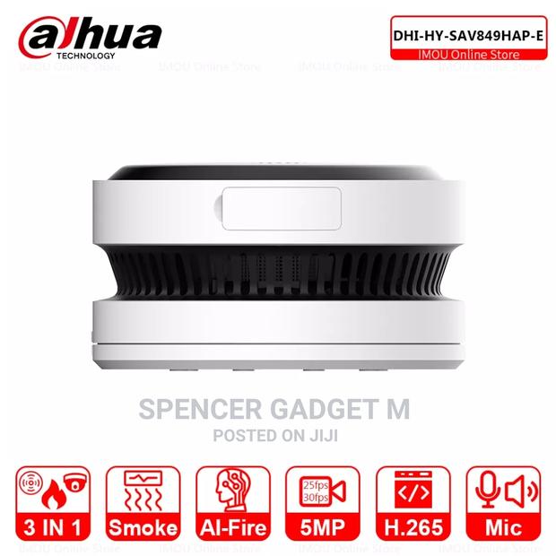 DAHUA 5MP IR Ai-Fire Smoke Sensing Network IP Camera Flame photo 2
