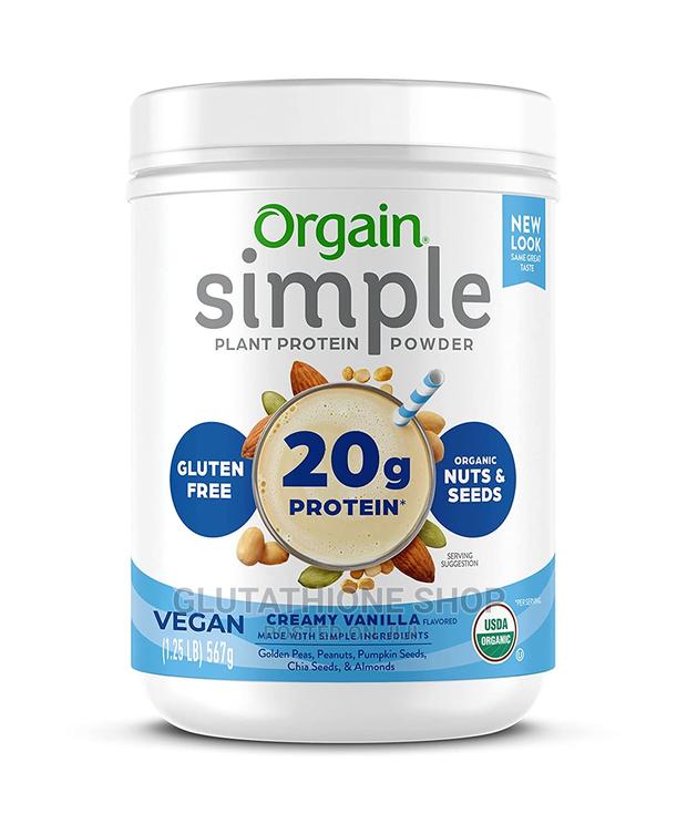 Orgain Simple Organic Plant Protein Powder, Vanilla · Photo 4