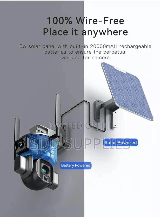 Dual Lens 4g 4k/8mp Resolution Solar Ptz Camera 10x Zoom · Photo 4