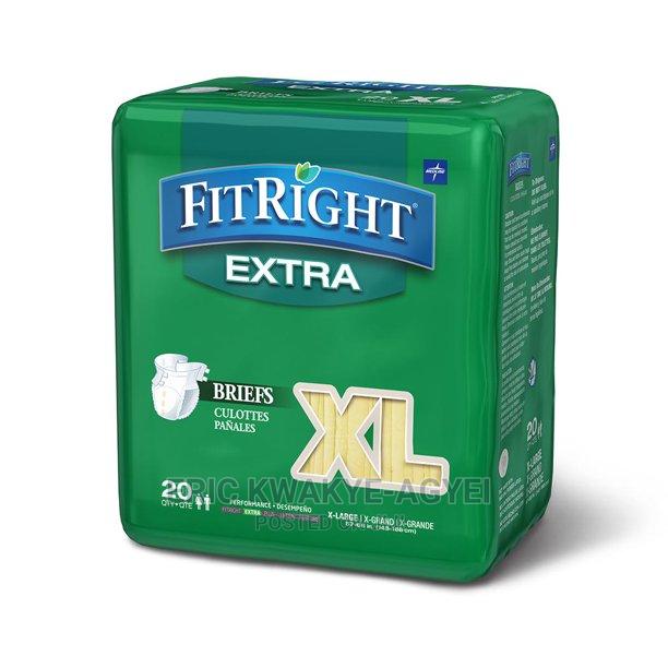 Medline Fitright Extra Heavy Absorbency Adult Briefs, XL · Photo 2