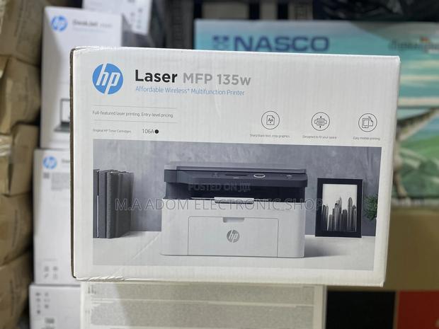 Fresh in Box With 6 Year Warranty Hp Laser Jet Mfp 135w · Photo 2