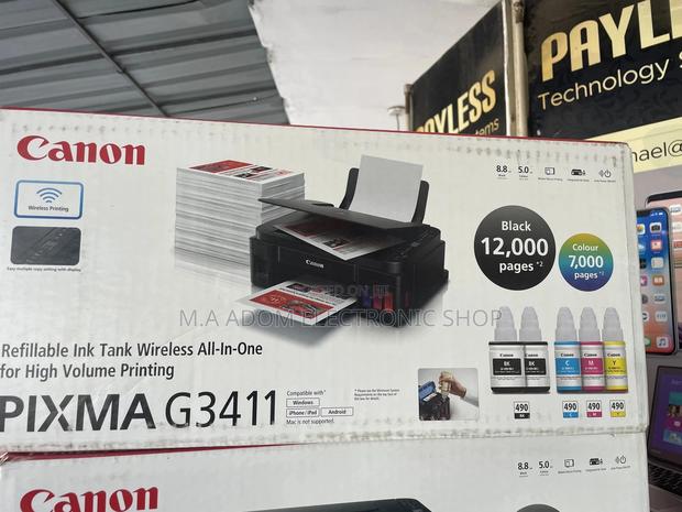New Canon Pixma 3411 3 In 1 Printer With Hybrid Ink System · Photo 2