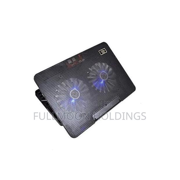 Laptop Cooling Pad Stand With 2 Fans - Black · Photo 3
