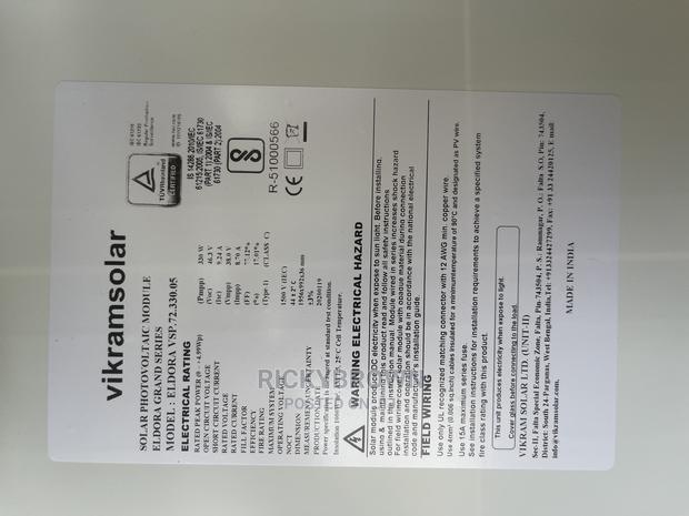 330watts VIKRAM Solar Panels · Photo 4