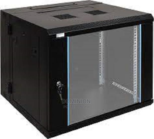 9U 600X600 Front Glass Door Wall Cabinet With Fan · Photo 2