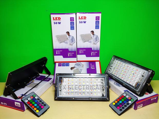 50W LED Flood Light - RGB(Multicolor) With Remote photo 3