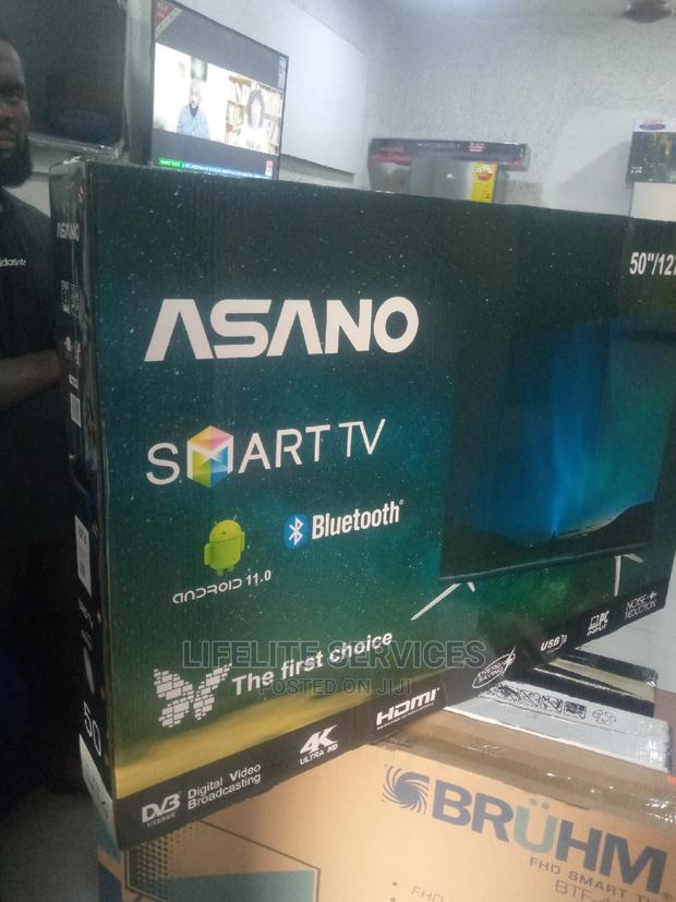 Smart Android Tv- Asano 50"(Bluetooth)