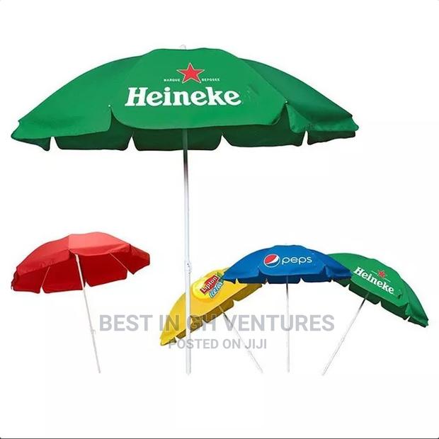 Infront of Shop Umbrellas
