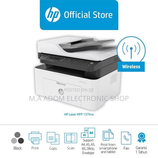 Brand New Hp 137 FNW Multi Purpose Printer · Photo 2