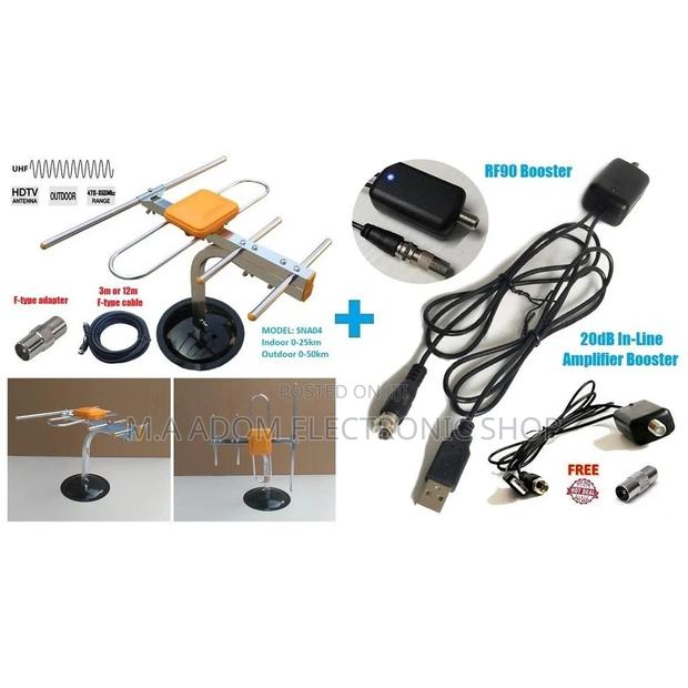 Indoor Digital Antenna With 5v Booster for Stable Channels · Photo 2