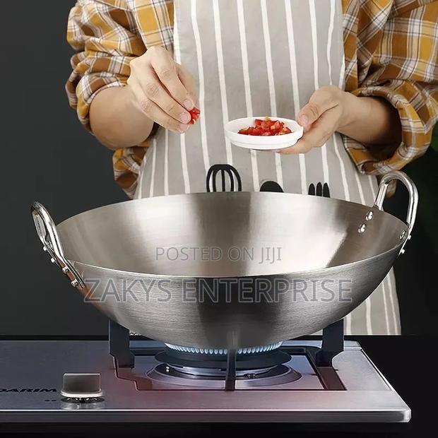 Stainless Steel Wok Pan · Photo 2