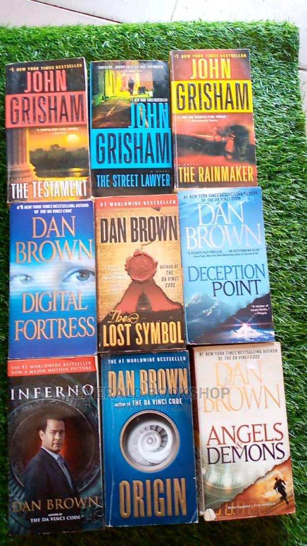 John Grisham, Danielle Steel and Dan Brown Books · Photo 3