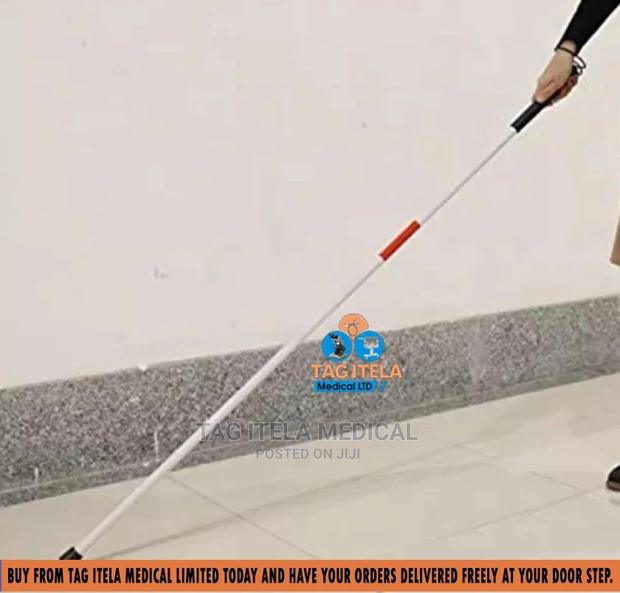 White Cane Walker (Foldable) · Photo 3