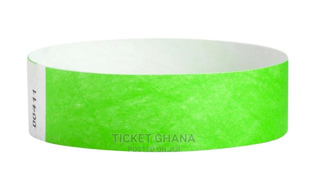Green Tyvek Wristband Ticket · Photo 3