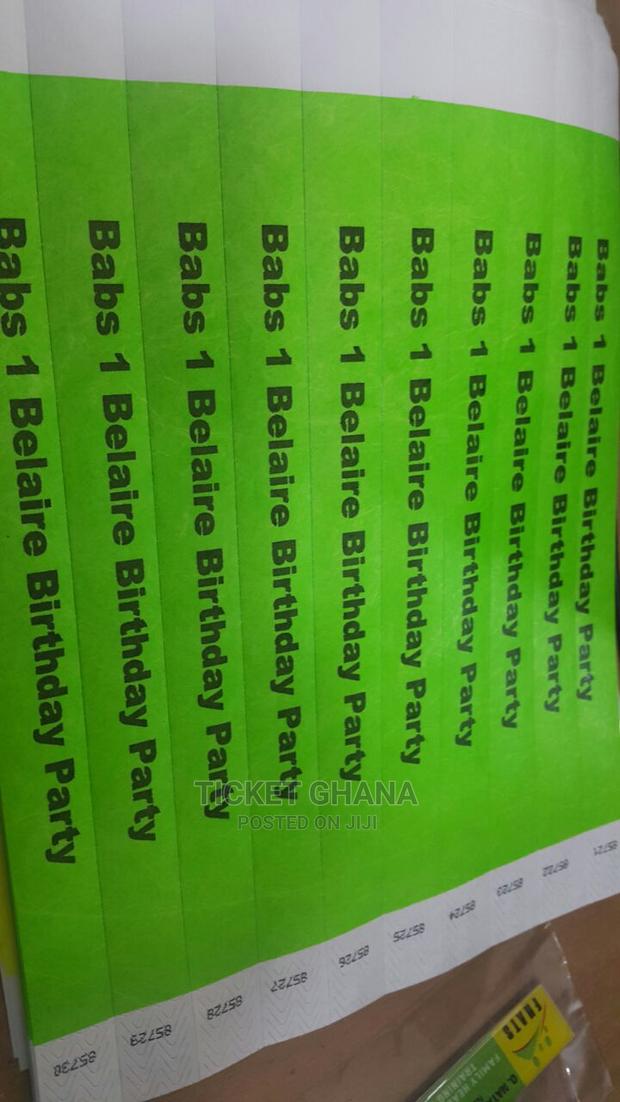 Green Tyvek Wristband Ticket · Photo 4