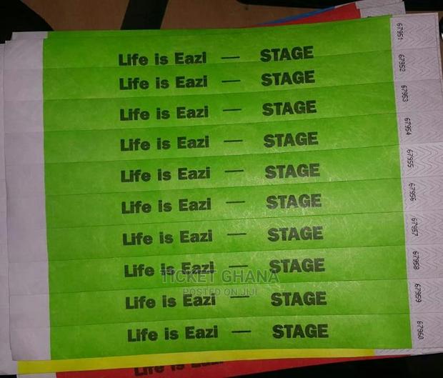 Secure Event Ticket Wristbands