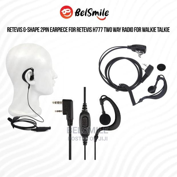 Retevis G-Shape 2pin Earpiece for Retevis H777 Two Way Radio