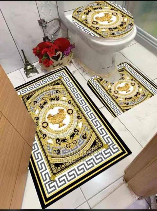 Bathroom Toilet Set Mat(Available in Diff Colors Design · Photo 1