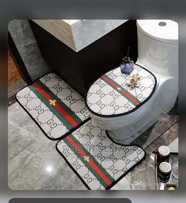 Original Quality Bathroom Toilet Set Mat(In Diff Designs · Photo 1