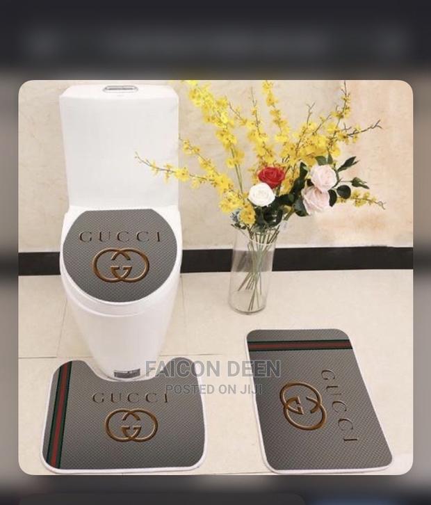 Toilet Bathroom Set Mat(Also in Diff Colors Designs · Photo 1