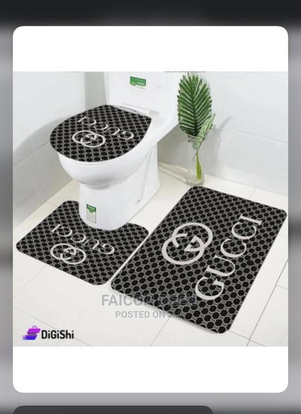 Toilet Bathroom Set Mat(Aslo in Diff Colors Designs · Photo 1