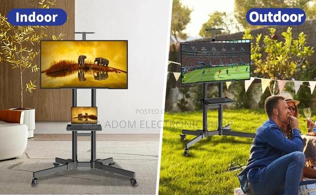 For Both Indoor/Outdoor Purposes Mobile Tv Stand 32”-65” · Photo 2