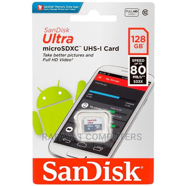 Sandisk Ultra Microsd 128GB Class 10 Memory Card · Photo 2