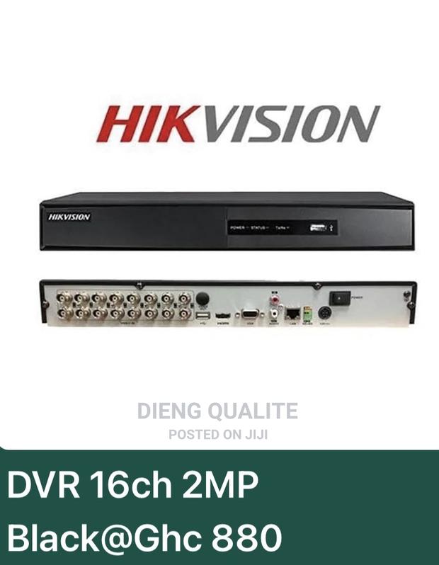 16ch DVR 2mp-Hikvision Black Colour