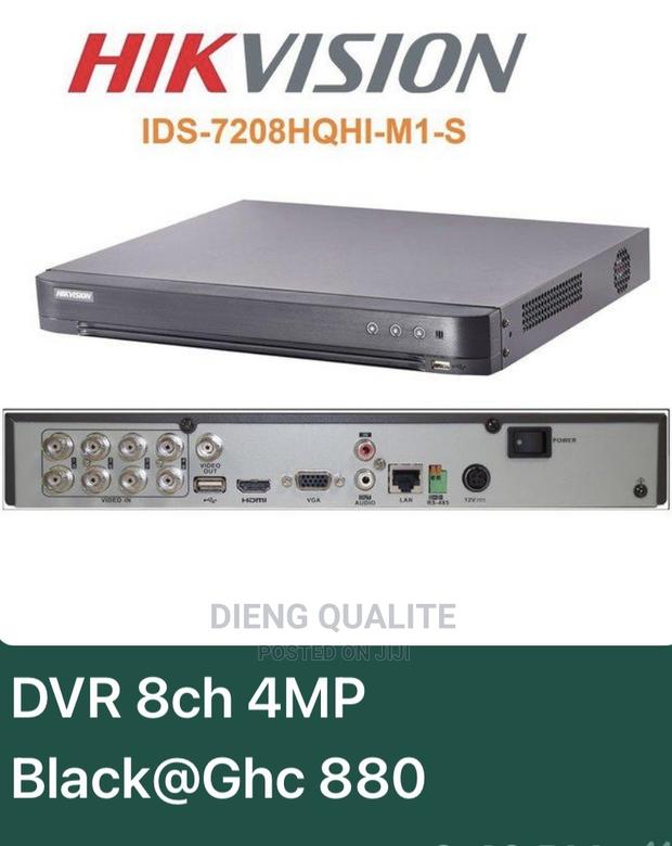 Hikvision DVR 8ch 4mp-Ids Black