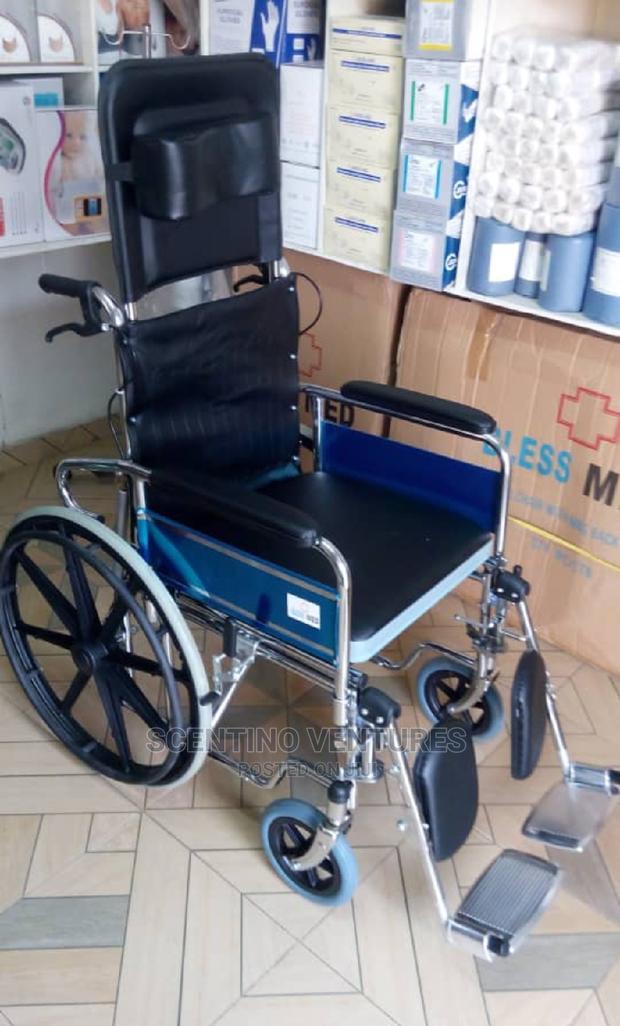Abs Executive Commode Wheelchair With Backrest · Photo 4