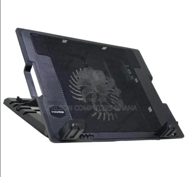 Skydude 788 Ergostand Cooling Pad With Adjustable Stand – Black · Photo 2