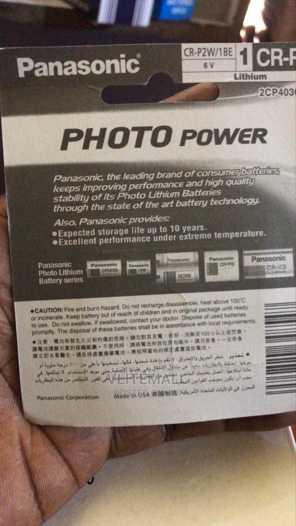 Panasonic Cr-P2 Lithium 6v Battery · Photo 4