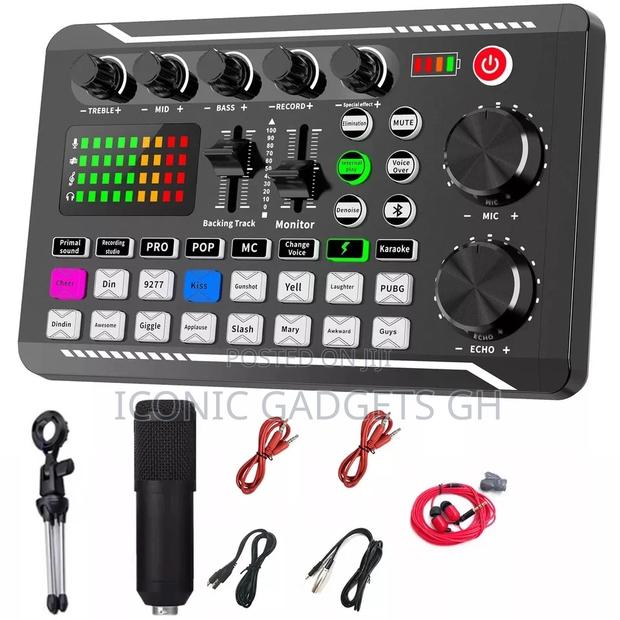 Livestreaming Sound Card Kit With Condenser Microphone Set · Photo 4