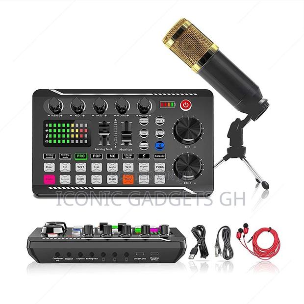 Portable ALL-IN-ONE Podcast Production Mixer Console Set