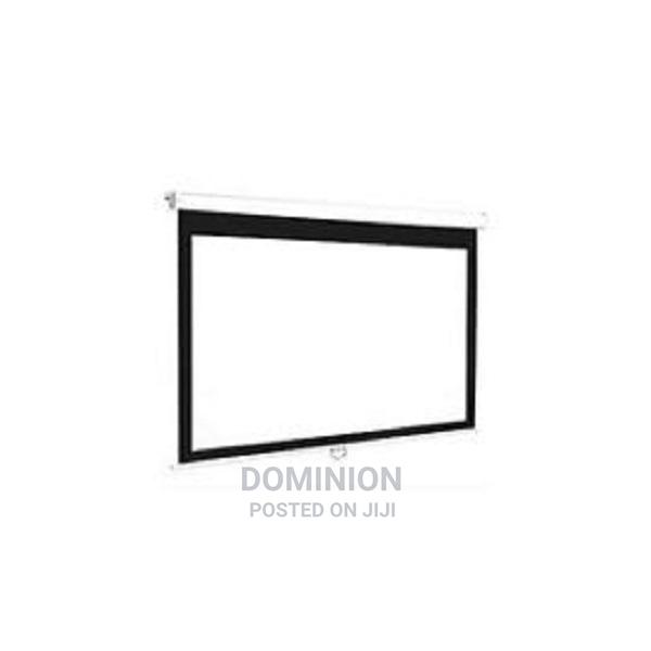 Top Edge 200cm*200cm Electric Projector Screen+ Rf Romo · Photo 4