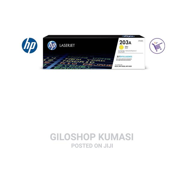 HP CF542A 203A Laserjet Toner Cartridge - Yellow · Photo 2