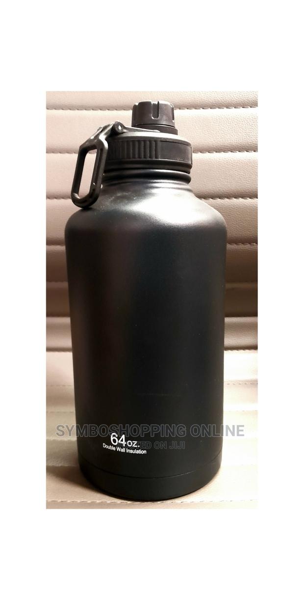 Berkley Jensen 64oz Stainless Steel Insulated Flask (370ghs Each) photo 2