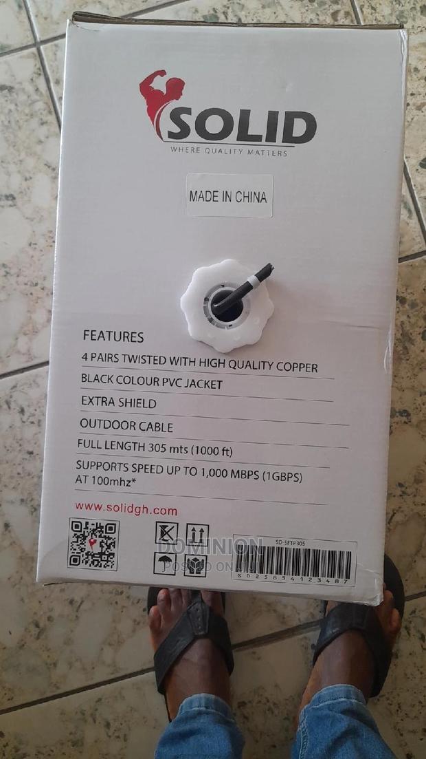 Solid Sd-sftp 305m (1000ft) Cat6 Outdoor Newtwork Cable · Photo 4