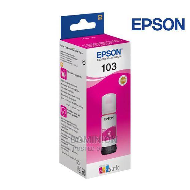 Epson 103 Magenta Original Ink Bottle (C13t00s34a) 65ml · Photo 3