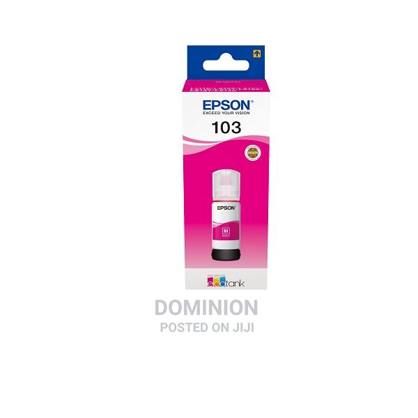 Epson 103 Magenta Original Ink Bottle (C13t00s34a) 65ml · Photo 4