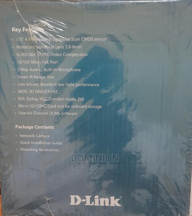D-Link Dcs-F4624e Onvif 4mp IP Vari-Focal Dome CCTV Camera · Photo 4