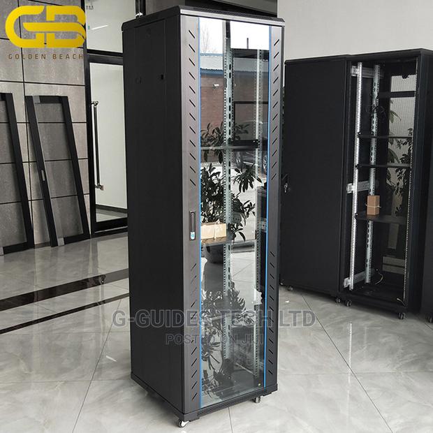 42U Data Cabinets 600 X 800 X 2000 Floor Standing Glass Door · Photo 3