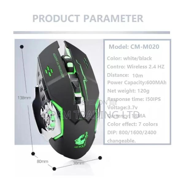 Wireless Optical Gaming Mouse photo 3